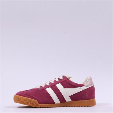 Gola Elan Retro T Toe Gumsole Trainer - Cerise